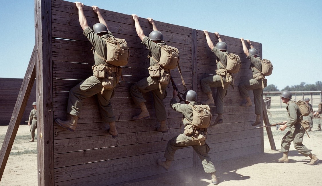 Running Through Troops and Over Walls
